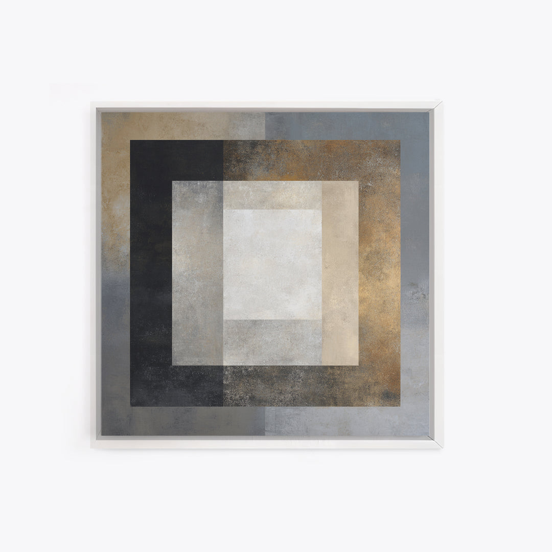 Balanced Geometric Forms Symbolizing Fairness Canvas Print, Law Office Art, Lawyer Office Decor, Office Decor, Counsel, LOA-1x1-29