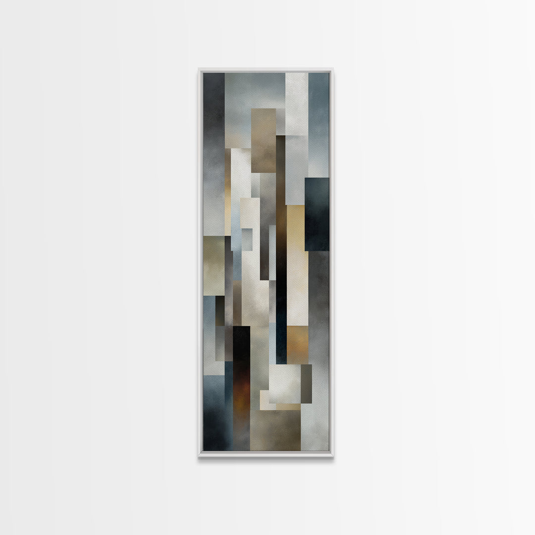 Balanced Geometric Forms Symbolizing Fairness Canvas Print, Law Office Art, Modern Decor, Office Decor, Fine Art, Counsel, LOA-1x3-17