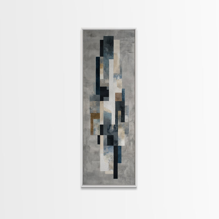 Balanced Geometric Forms Symbolizing Fairness Canvas Print, Law Office Art, Office Wall Decor, Office Decor, Abstract Art, LOA-1x3-89