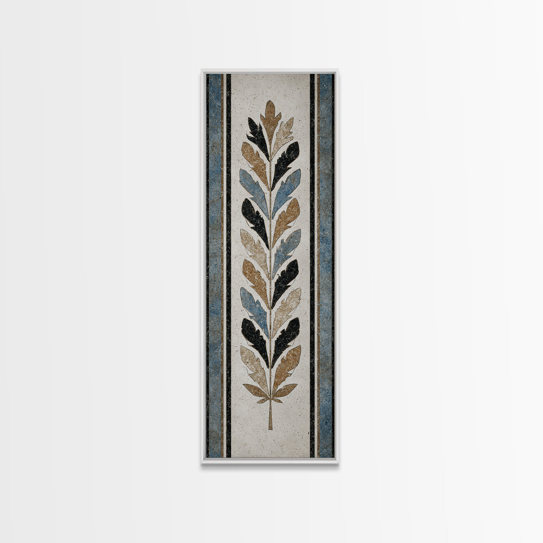 Roman Laurel Wreath Framed Canvas Print, Law Office Art, Printable Art, Office Decor, Fine Art, Counsel, Lawyer, Butterfly Art, LOA-1x3-92