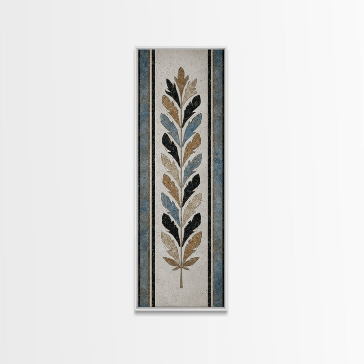 Roman Laurel Wreath Framed Canvas Print, Law Office Art, Printable Art, Office Decor, Fine Art, Counsel, Lawyer, Butterfly Art, LOA-1x3-92