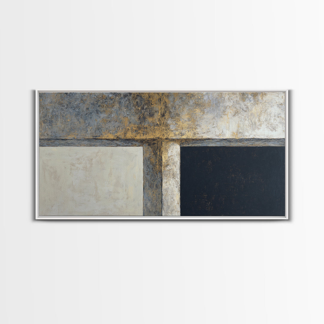 Architectural Arch and Column Abstraction Framed Canvas Print, Law Office Art, Fine Art Print, Office Decor, Abstract Art, LOA-2x1-34