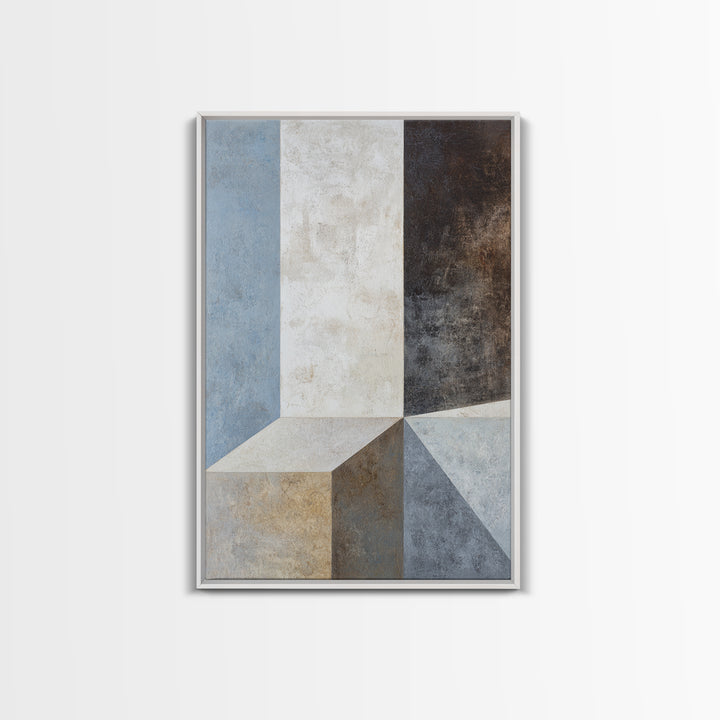 Balanced Geometric Forms Symbolizing Fairness Canvas Print, Law Office Art, Wall Decor, Office Decor, Fine Art, Counsel, LOA-2x3-61