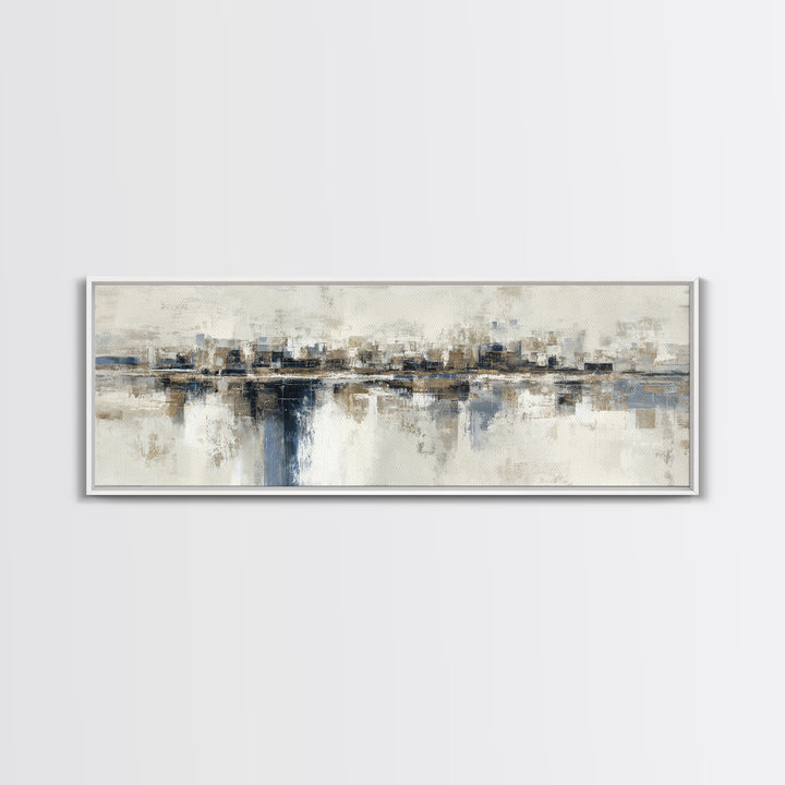 Balanced Geometric Forms Symbolizing Fairness Canvas Print, Law Office Art, Metal Wall Decor, Office Decor, Abstract Art, LOA-3x1-21