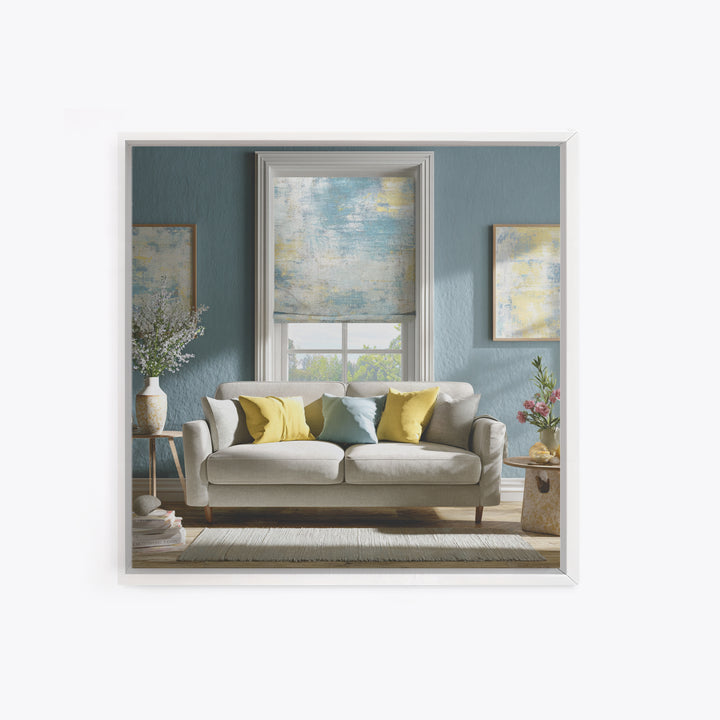 Linen Texture Abstract Canvas Print, Laundry Room Art, New Home Gift, Living Room Decor, Abstract Art, Clean, LRA-1x1-36
