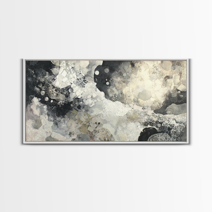White Shirt on Hanger Framed Canvas Print, Laundry Room Art, Oil Painting, Living Room Decor, Clean, Farmhouse Wall Decor, LRA-2x1-65