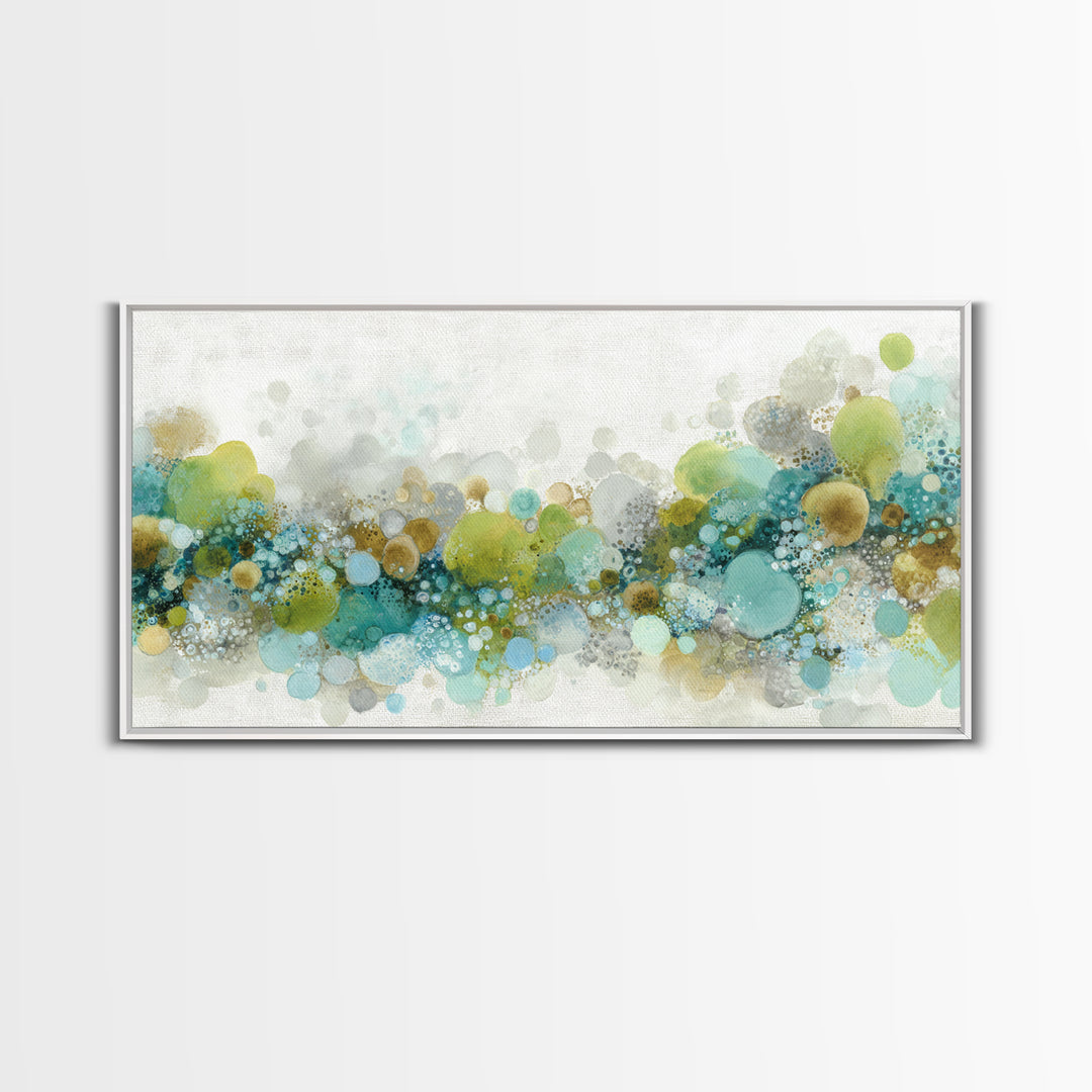Abstract Suds and Bubbles Canvas Print, Laundry Room Art, Living Room Decor, Abstract Art, Clean, New Home Gift, LRA-2x1-66