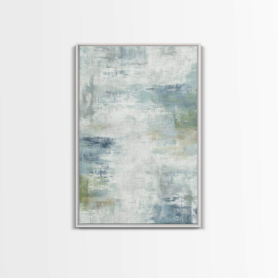 Linen Texture Abstract Framed Canvas Print, Laundry Room Art, Digital Wall Art, Living Room Decor, Abstract Art, Clean, LRA-2x3-20
