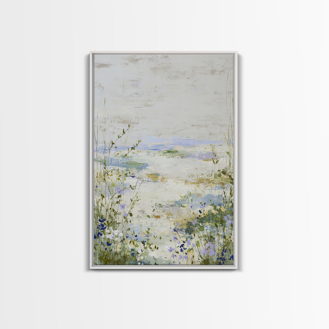 Fresh Air Meadow Landscape for Clean Mood Canvas Print, Laundry Room Art, Statement Artwork, Living Room Decor, Fine Art, Clean, LRA-2x3-31