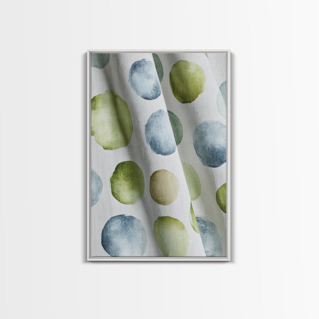 Soap Bubbles Rendered as Playful Abstract Circles Canvas Print, Laundry Room Art, Digital Wall Art, Living Room Decor, Clean, LRA-2x3-86