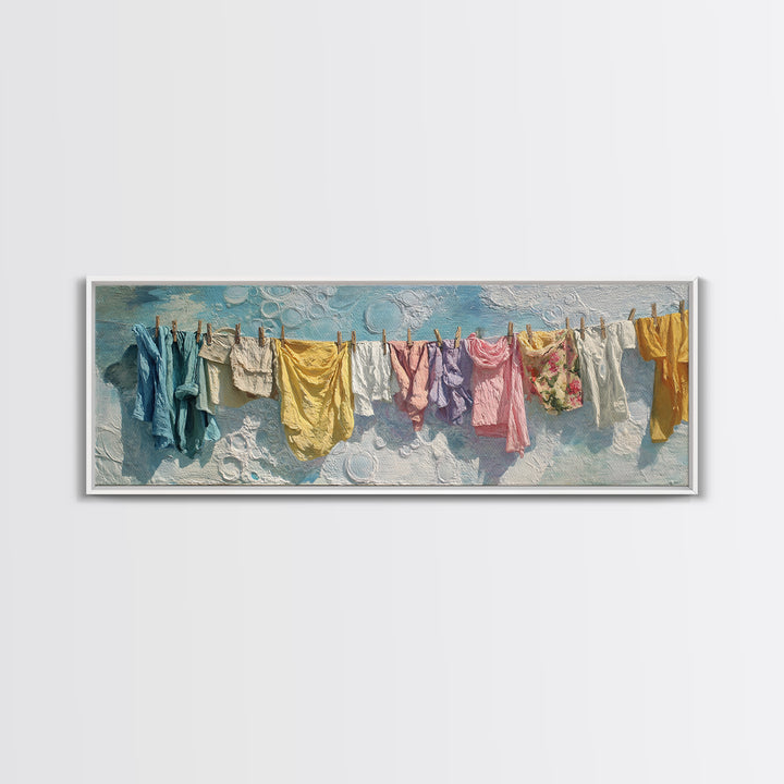 Abstract Suds and Bubbles Canvas Print, Laundry Room Art, Printable Art, Living Room Decor, Abstract Art, Clean, Whimsical Art, LRA-3x1-86