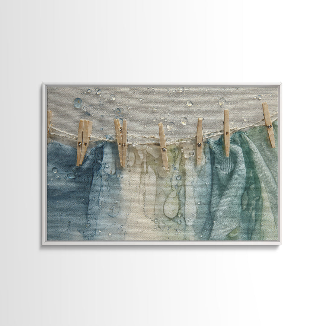 Abstract Suds and Bubbles Canvas Print, Laundry Room Art, Printable Art, Living Room Decor, Abstract Art, Clean, Whimsical Art, LRA-3x2-26
