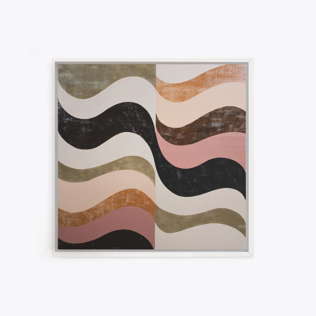 Abstract Wave Forms Canvas Print, Master Bedroom, Wall Art Prints, Bedroom Decor, Abstract Art, Sanctuary, Farmhouse Wall Art, MAS-1x1-20