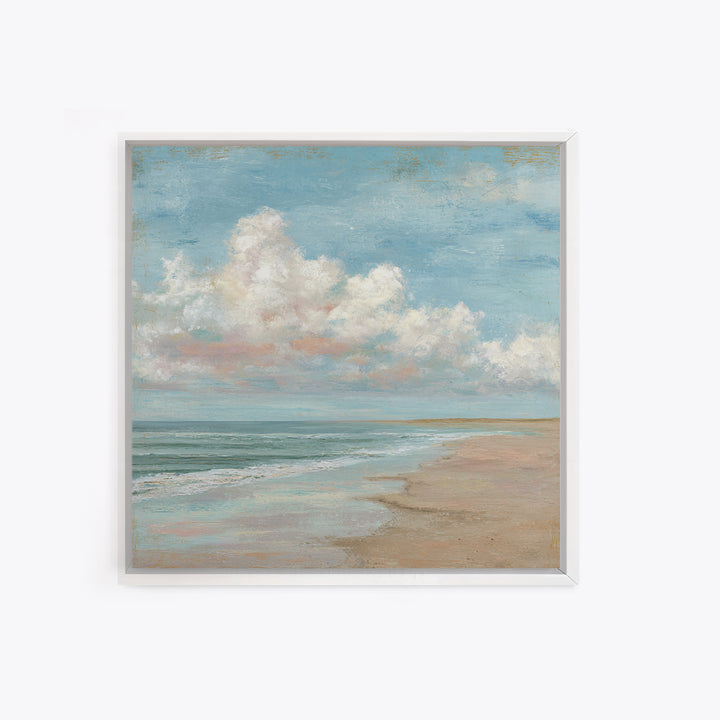 Hotel Coastal Landscape Canvas Print, Master Bedroom, Luxury Decor, Bedroom Decor, Fine Art, Sanctuary, Wedding Decor, MAS-1x1-45