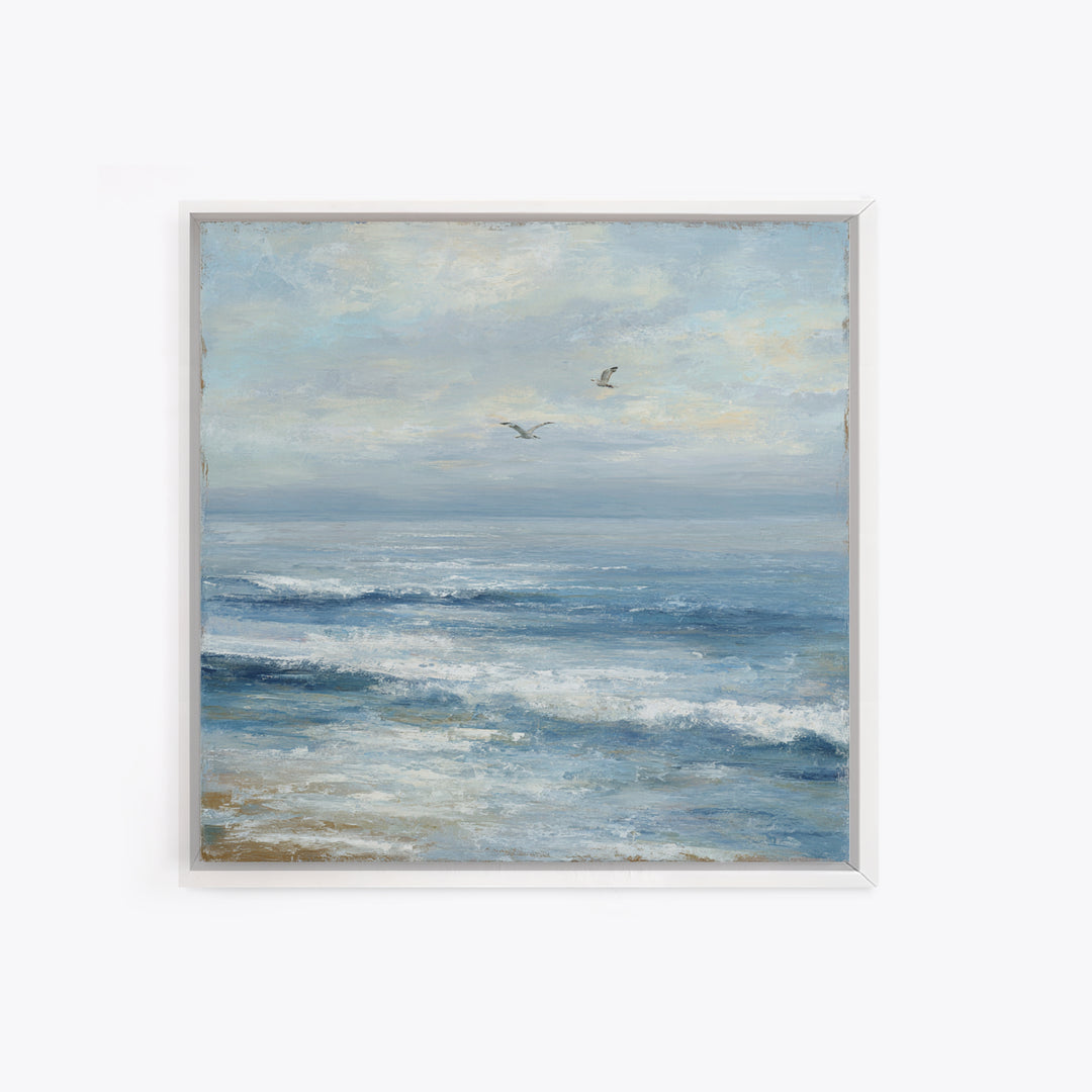 Hotel Coastal Landscape Canvas Print, Master Bedroom, Luxury Decor, Bedroom Decor, Fine Art, Sanctuary, Wedding Decor, MAS-1x1-69
