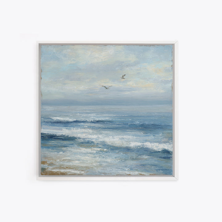 Hotel Coastal Landscape Canvas Print, Master Bedroom, Luxury Decor, Bedroom Decor, Fine Art, Sanctuary, Wedding Decor, MAS-1x1-69