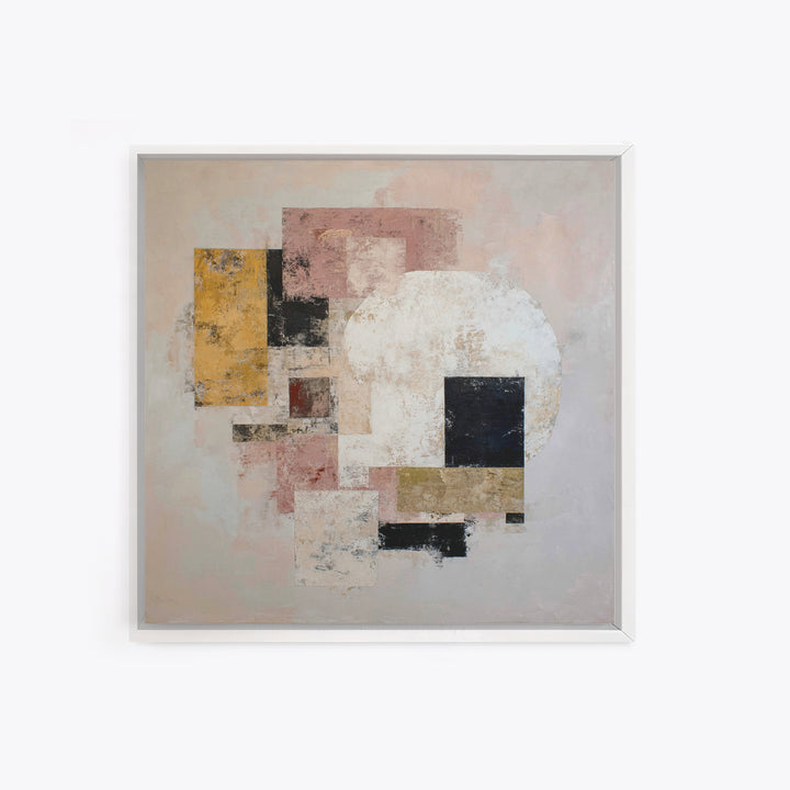 Large Cream Abstract Canvas Print, Master Bedroom, Contemporary Art, Bedroom Decor, Abstract Art, Sanctuary, Bedroom Wall Art, MAS-1x1-89