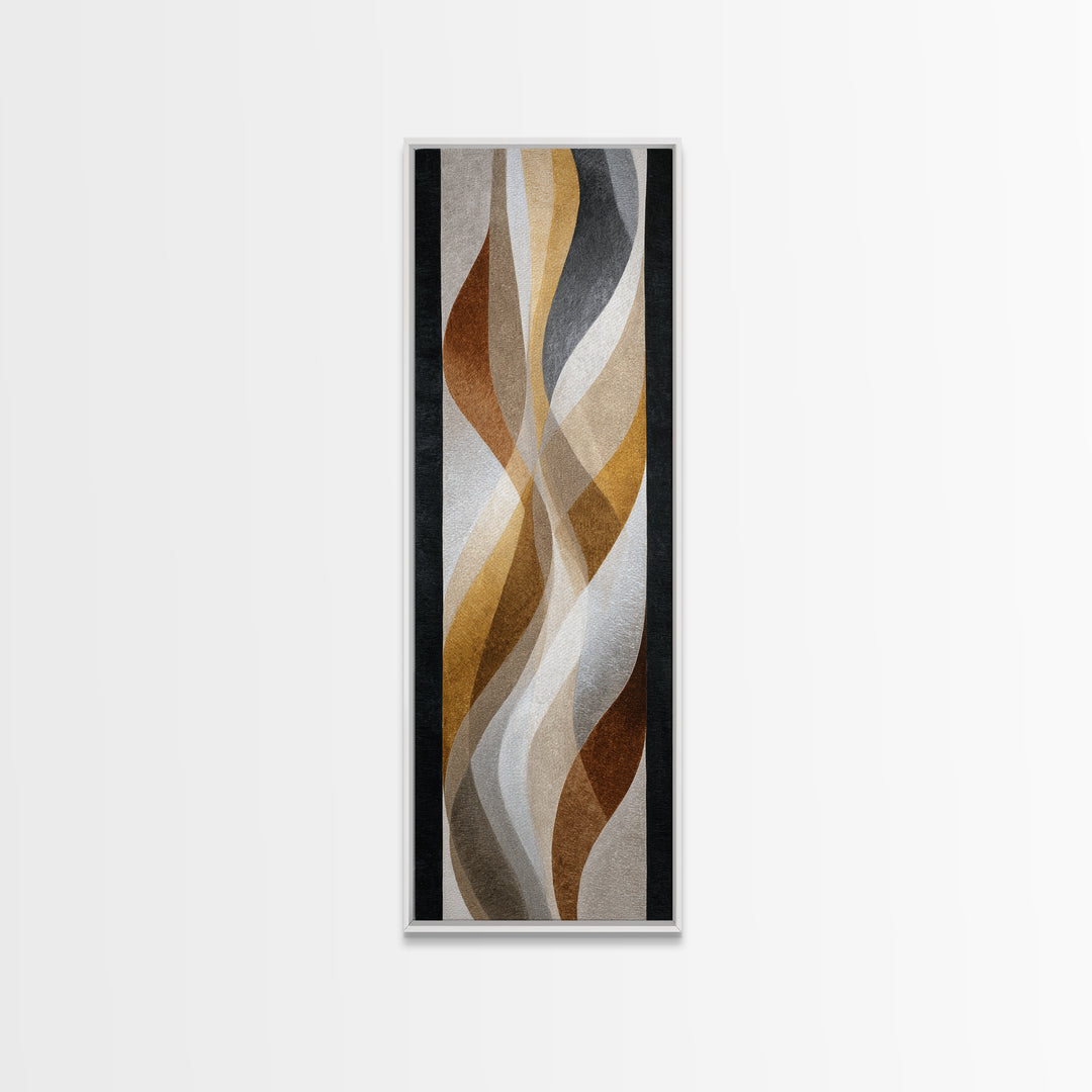 Abstract Wave Forms Canvas Print, Master Bedroom, Wall Art Prints, Bedroom Decor, Abstract Art, Sanctuary, Farmhouse Wall Art, MAS-1x3-32