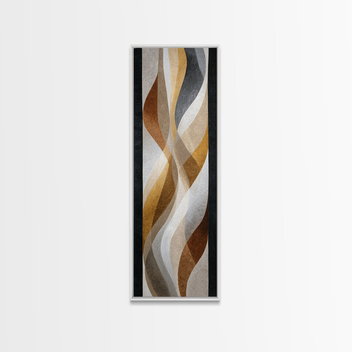 Abstract Wave Forms Canvas Print, Master Bedroom, Wall Art Prints, Bedroom Decor, Abstract Art, Sanctuary, Farmhouse Wall Art, MAS-1x3-32