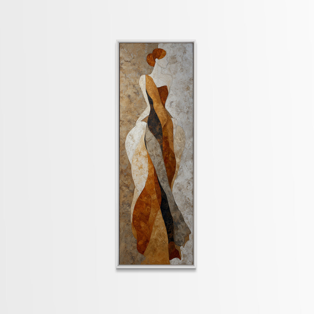 Classical Reclining Figure Implied Through Line Art Canvas Print, Master Bedroom, Master Bedroom Decor, Bedroom Decor, MAS-1x3-34