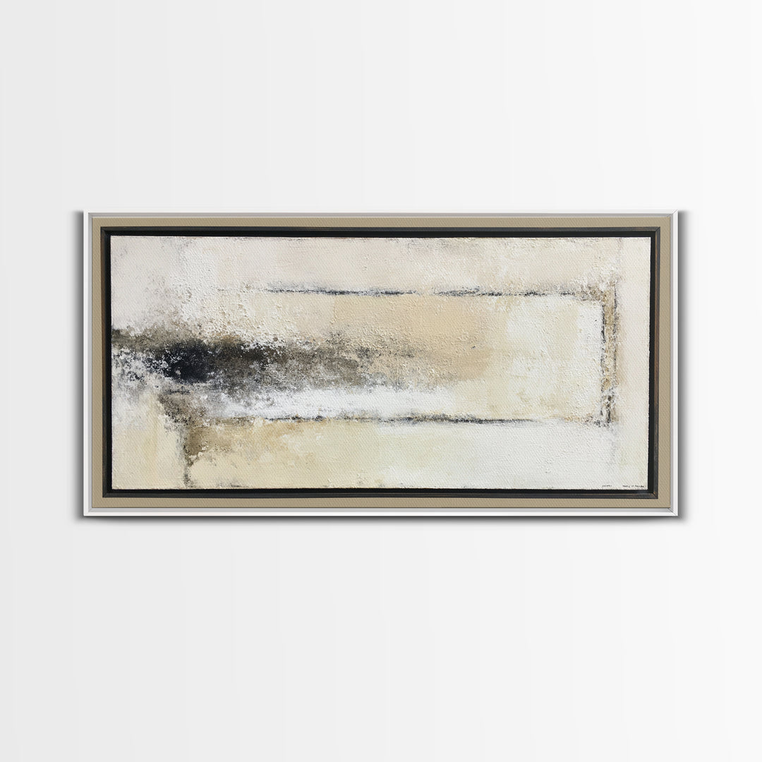 Minimal Two Figure Line Drawing Framed Canvas Print, Master Bedroom, Bedroom Decor, Fine Art, Sanctuary, Living Room Prints, MAS-2x1-1