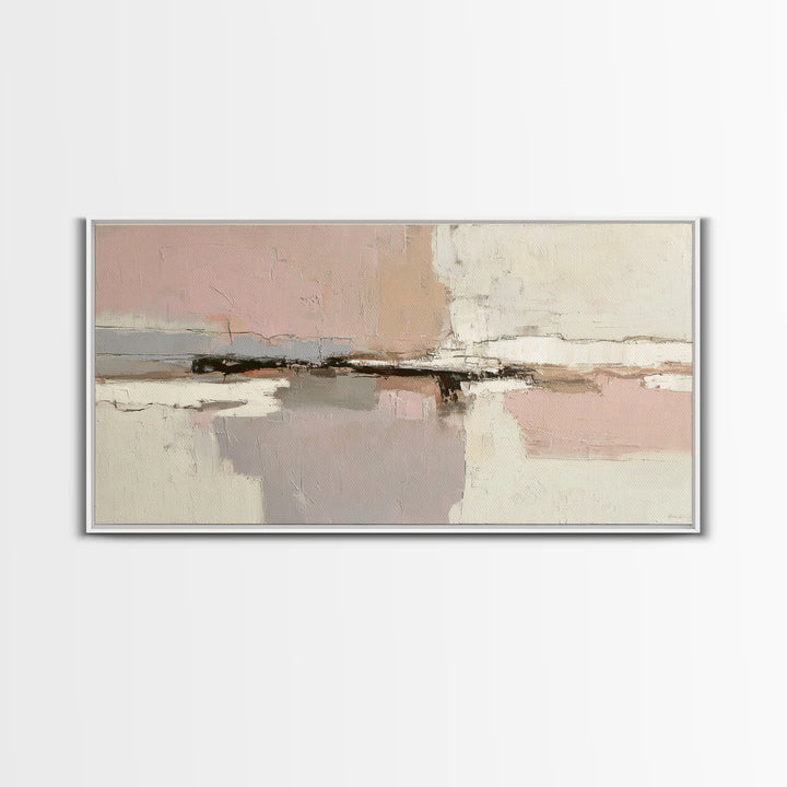 Minimal Two Figure Line Drawing Framed Canvas Print, Master Bedroom, Bedroom Decor, Fine Art, Sanctuary, Living Room Prints, MAS-2x1-25