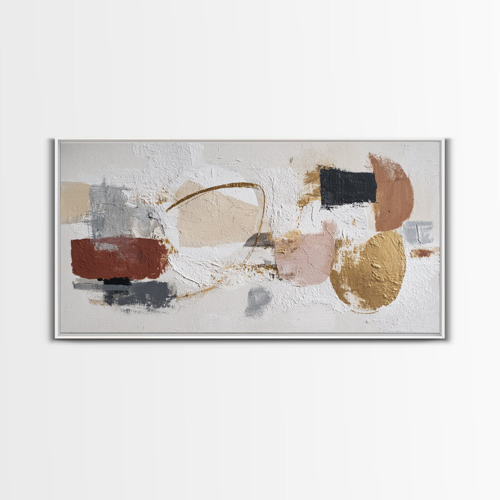 Soft Abstract Linen Texture Canvas Print, Master Bedroom, Farmhouse Wall Decor, Bedroom Decor, Abstract Art, Sanctuary, MAS-2x1-47