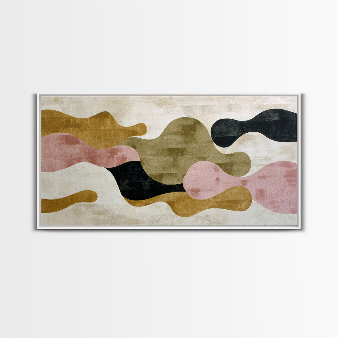 Abstract Wave Forms Canvas Print, Master Bedroom, Bedroom Decor, Fine Art, Sanctuary, Living Room Prints, Wall Decor Bedroom, MAS-2x1-64