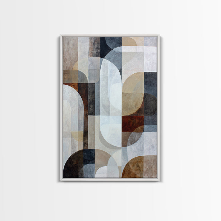 Large Cream Abstract Framed Canvas Print, Master Bedroom, Bedroom Decor, Sanctuary, Living Room Prints, Wall Decor Bedroom, MAS-2x3-1