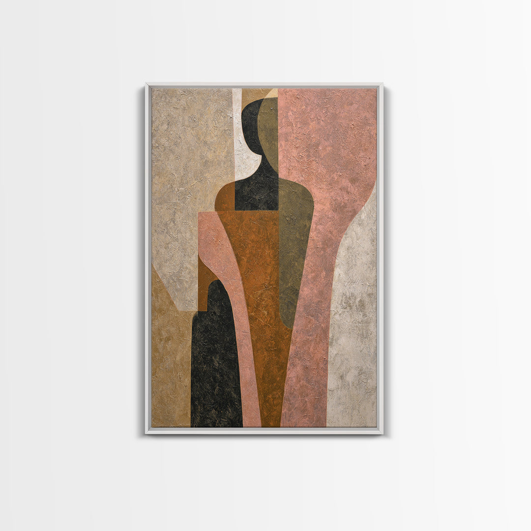 Classical Reclining Figure Implied Through Line Art Canvas Print, Master Bedroom, Minimalist Decor, Bedroom Decor, Sanctuary, MAS-2x3-30