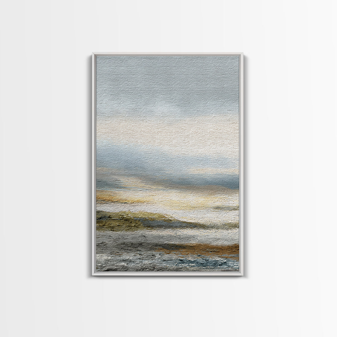 Soft Mountain Ridge Canvas Print, Master Bedroom, Bedroom Wall Art, Bedroom Decor, Oil Painting, Sanctuary, Signs for Home, MAS-2x3-45