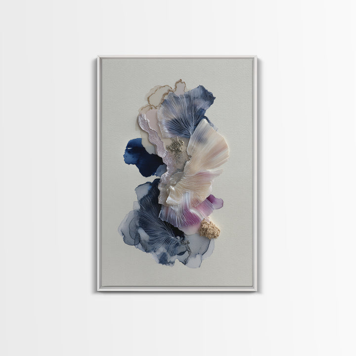 Tonal Floral Diptych Framed Canvas Print, Master Bedroom, Wall Decor, Bedroom Decor, Fine Art, Sanctuary, Farmhouse Wall Decor, MAS-2x3-46