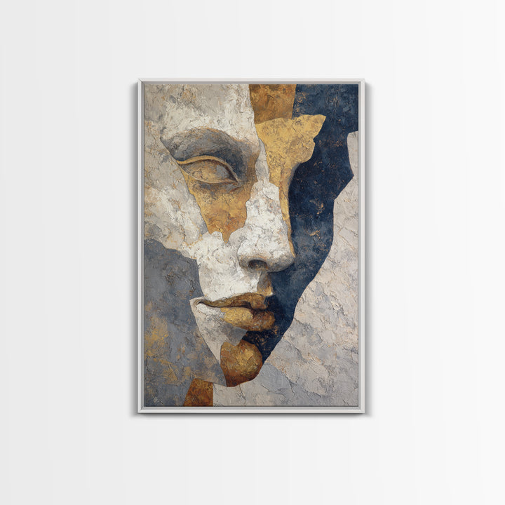 Classical Reclining Figure Implied Through Line Art Canvas Print, Master Bedroom, Printable Wall Art, Bedroom Decor, Sanctuary, MAS-2x3-54