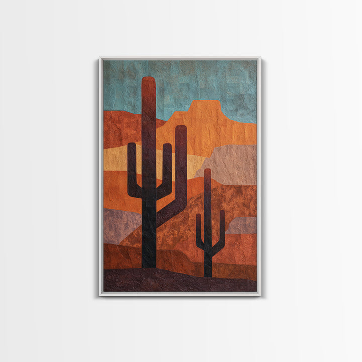 Quiet Desert Dusk Canvas Print, Master Bedroom, Wedding Decor, Bedroom Decor, Fine Art, Sanctuary, Rustic Home Decor, MAS-2x3-66