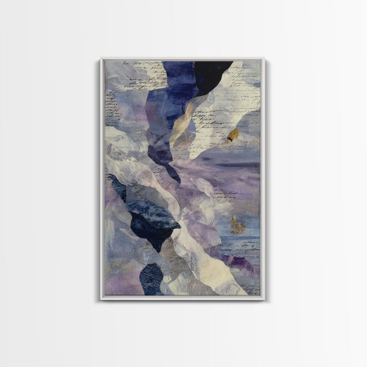Abstract Wave Forms Framed Canvas Print, Master Bedroom, Signs for Home, Bedroom Decor, Abstract Art, Sanctuary, Luxury Decor, MAS-2x3-76
