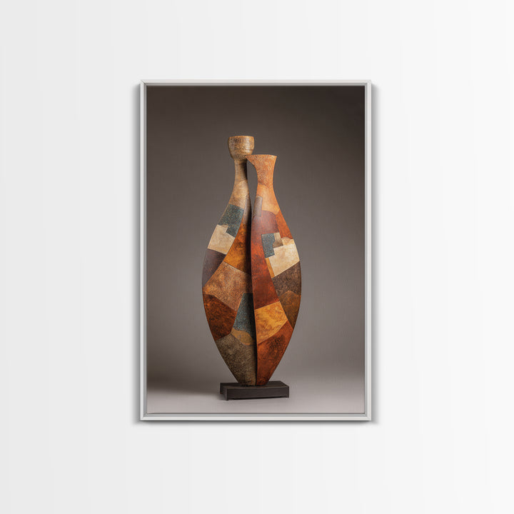 Quiet Desert Dusk Framed Canvas Print, Master Bedroom, Bedroom Wall Art, Bedroom Decor, Oil Painting, Sanctuary, Signs for Home, MAS-2x3-90
