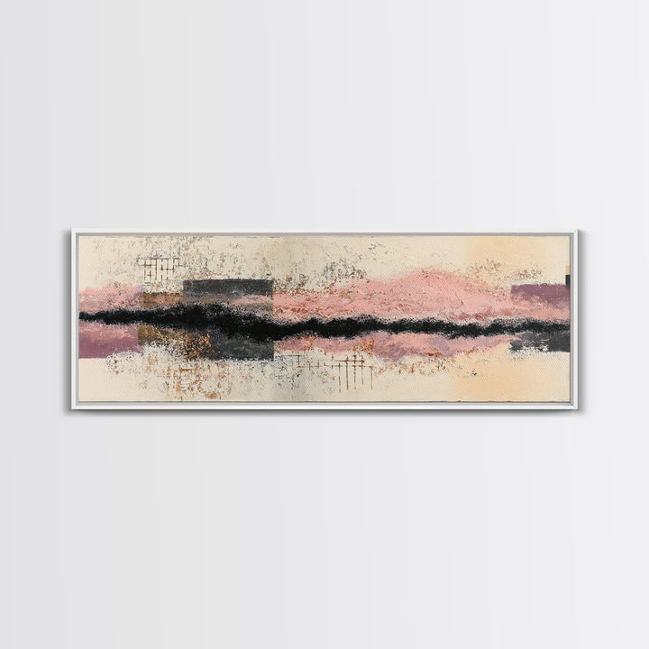 Abstract Wave Forms Canvas Print, Master Bedroom, Gallery Decor, Bedroom Decor, Fine Art, Sanctuary, Wall Art, Home Decor, MAS-3x1-36