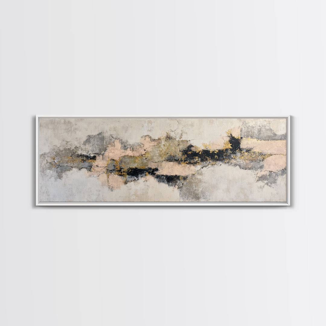 Soft Abstract Linen Texture Canvas Print, Master Bedroom, Bedroom Decor, Abstract Art, Sanctuary, Bedroom Prints, MAS-3x1-43