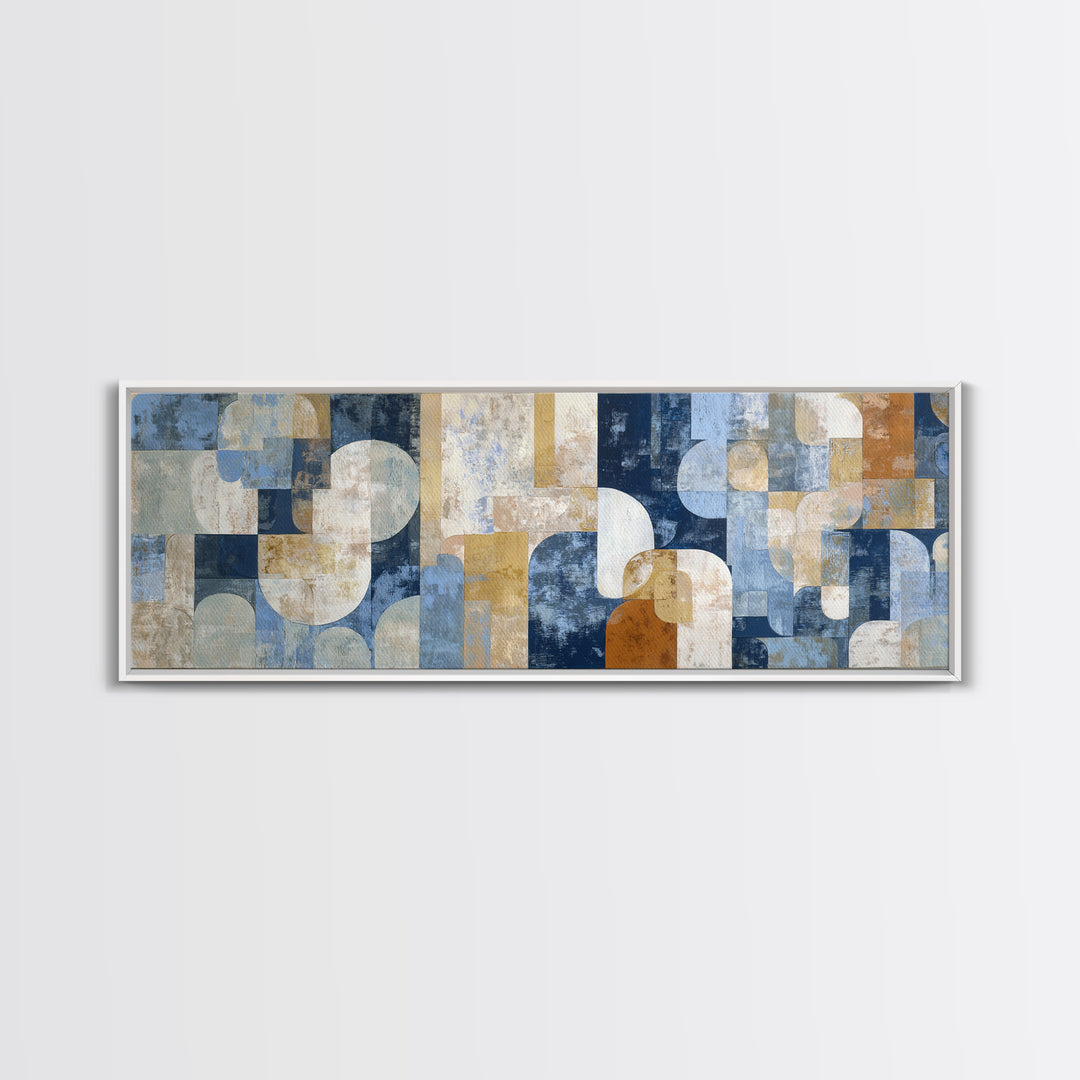 Soft Abstract Linen Texture Framed Canvas Print, Master Bedroom, Canvas Print, Bedroom Decor, Sanctuary, Above Bed Wall Art, MAS-3x1-67