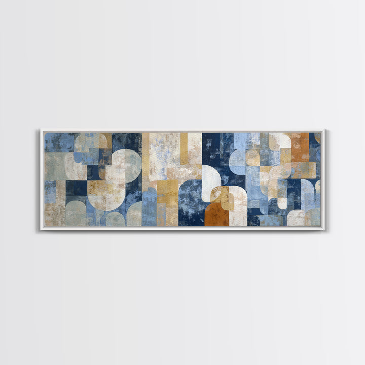 Soft Abstract Linen Texture Framed Canvas Print, Master Bedroom, Canvas Print, Bedroom Decor, Sanctuary, Above Bed Wall Art, MAS-3x1-67