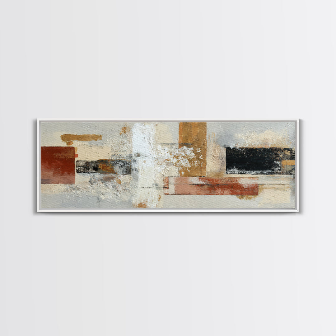 Soft Abstract Linen Texture Canvas Print, Master Bedroom, Bedroom Decor, Abstract Art, Sanctuary, Bedroom Prints, MAS-3x1-91