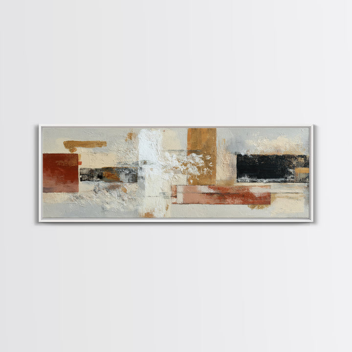 Soft Abstract Linen Texture Canvas Print, Master Bedroom, Bedroom Decor, Abstract Art, Sanctuary, Bedroom Prints, MAS-3x1-91