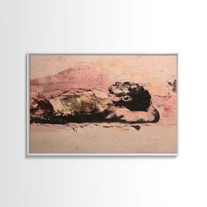 Classical Reclining Figure Implied Through Line Art Canvas Print, Master Bedroom, Printable Art, Bedroom Decor, Sanctuary, MAS-3x2-2