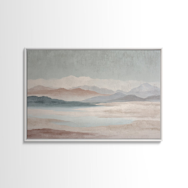 Minimal Stone Shapes Canvas Print, Master Bedroom, Master Bedroom Decor, Bedroom Decor, Abstract Art, Sanctuary, MAS-3x2-44