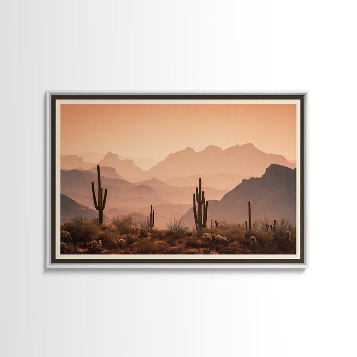 Quiet Desert Dusk Canvas Print, Master Bedroom, Bedroom Prints, Bedroom Decor, Sanctuary, Gallery Decor, Neutral Decor, MAS-3x2-62