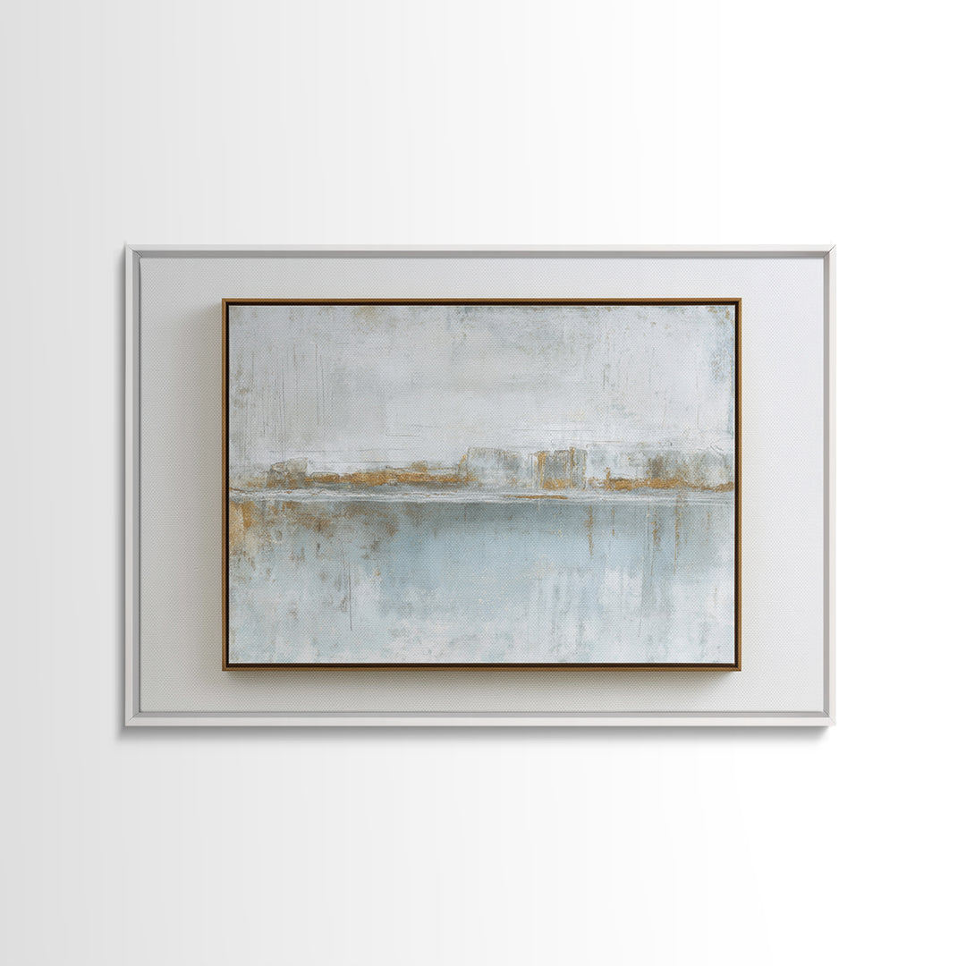 Minimal Two Figure Line Drawing Framed Canvas Print, Master Bedroom, Fine Art Print, Bedroom Decor, Oil Painting, Sanctuary, MAS-3x2-81