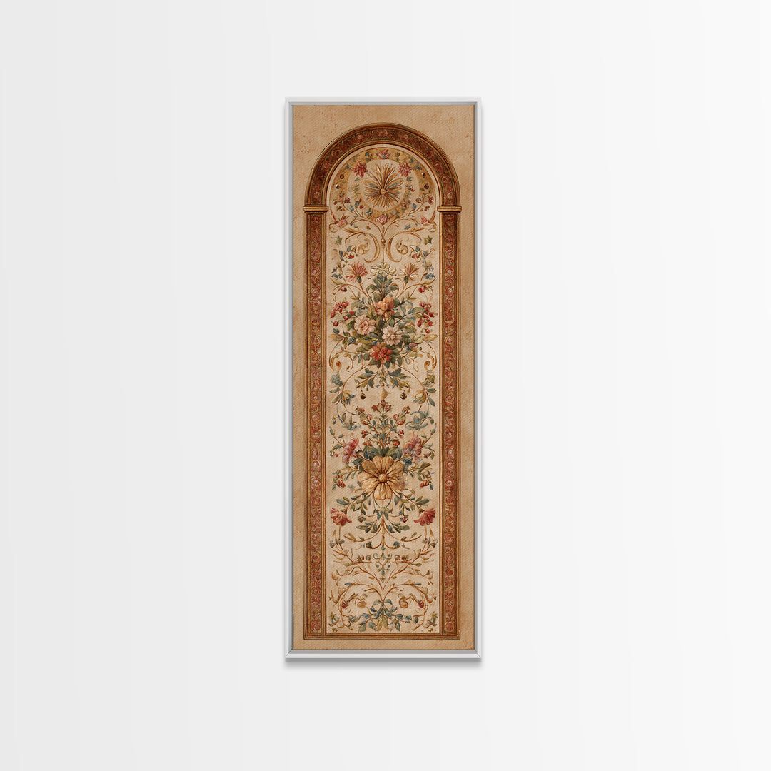 Ornamental Arch Filled Canvas Print, Maximalist Art, Original Art, Living Room Decor, Fine Art, Maximal, Modern Wall Art, MAX-1x3-7