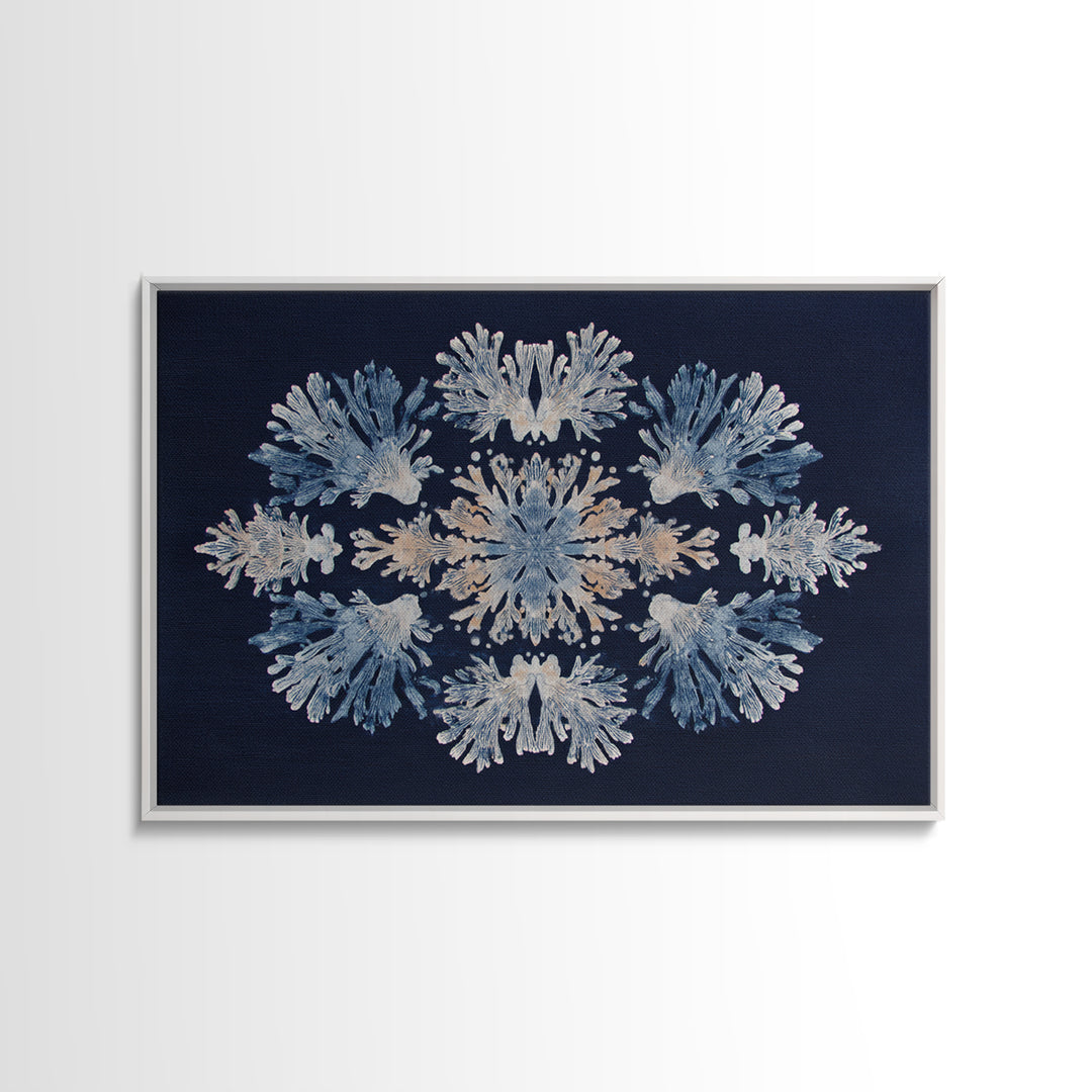 Bohemian Textile Pattern Framed Canvas Print, Maximalist Art, Playroom Decor, Living Room Decor, Maximal, Luxury Decor, MAX-3x2-24