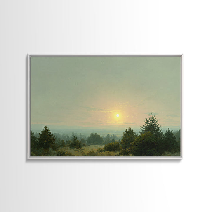 Eclectic Checkerboard Landscape Canvas Print, Maximalist Art, Moody Wall Art, Living Room Decor, Fine Art, Maximal, MAX-3x2-57