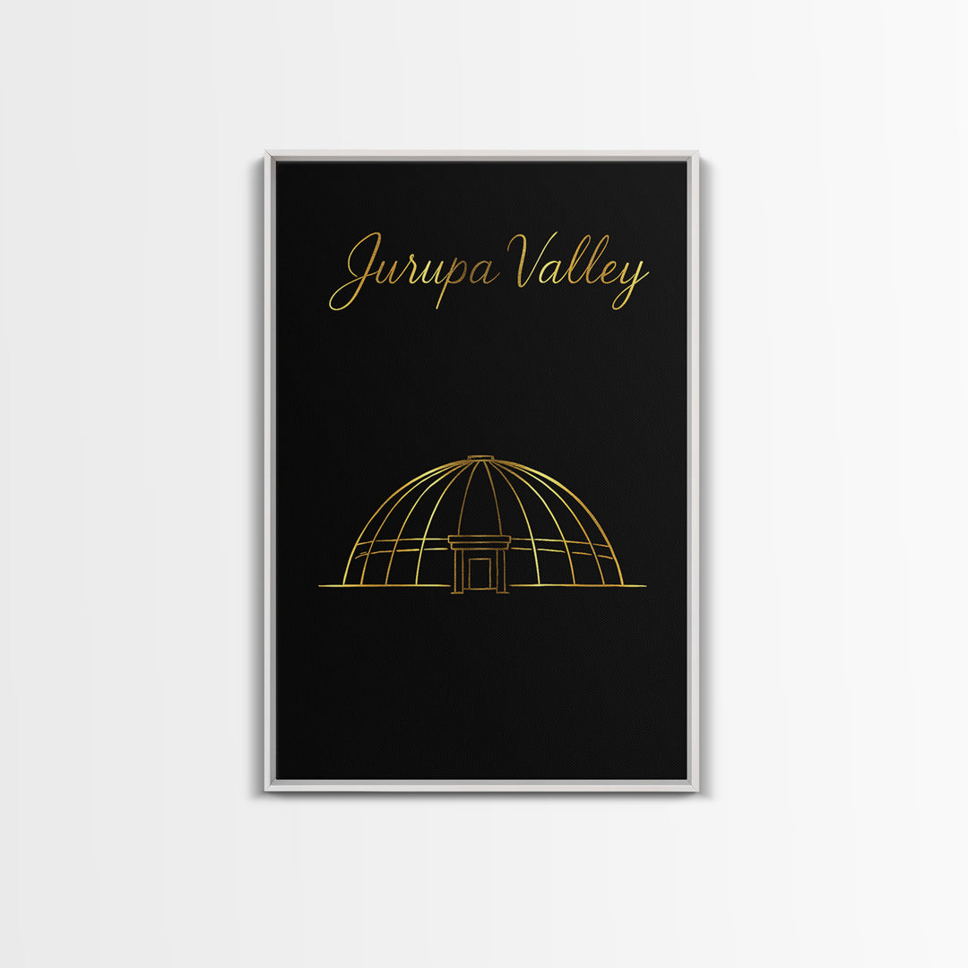 Jurupa Valley California Travel Poster, Canvas Print, Dark Minimalist Wall Art, Jurupa Valley City Art, Home Office Decor, Travel Wall Art